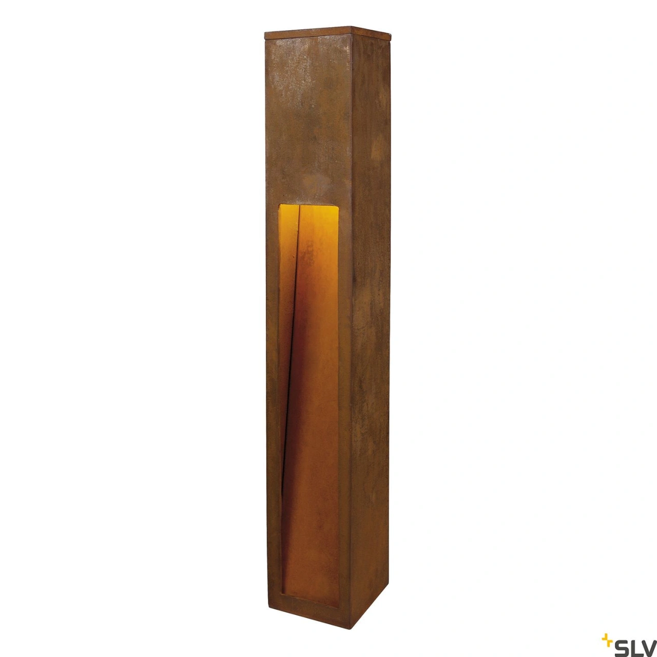 RUSTY 80 LED SLOT de exterior, 3000K, IP44, fier ruginiu