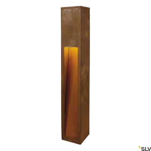RUSTY 80 LED SLOT de exterior, 3000K, IP44, fier ruginiu