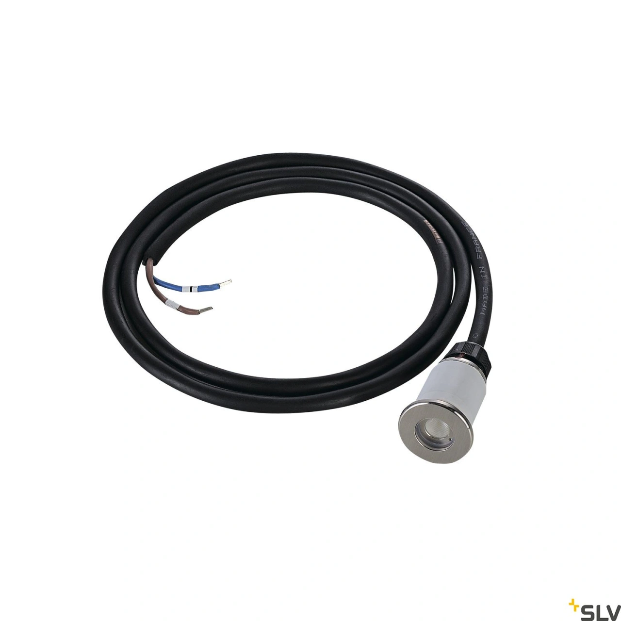 DASAR LED MINI incastrat podea., 2W, 3000K, patrat, Inox