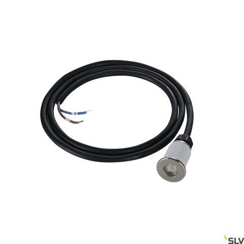 DASAR LED MINI incastrat podea., 2W, 3000K, patrat, Inox