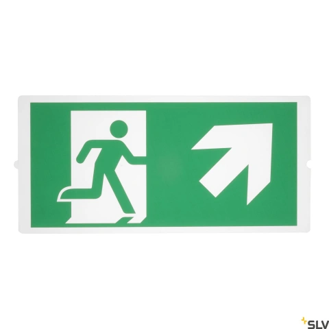P-LIGHT Emergency , stair signs for area light, green
