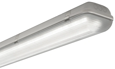 Linda LED PC 2x24W, 4000K, 7399lm, IP66, gri, 1270mm
