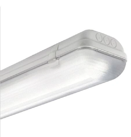 Linda Basic LED 2x23W, 4000K, 6821lm, IP65, gri, L=1570mm