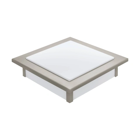 Ceiling luminaire "Auriga Pro" 3000K white nickel-matt