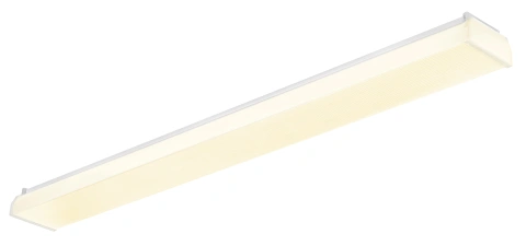 ZERO LED 1x28W, 4000K, 4029lm, Ra>80, IP40, microprism,alb