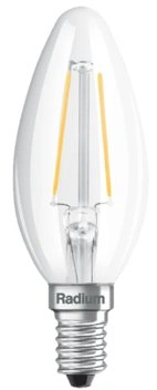 RL-C25 2.5W 827 250lm 230V E14 Filament clar