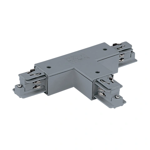 3-phase T-Connector surface, plastic, left silver