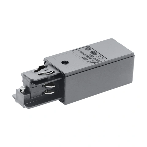 3-phase Feed-in surface plastic, right silver