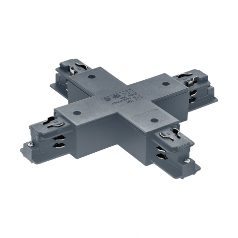 3-phase X-Connector surface, plastic silver