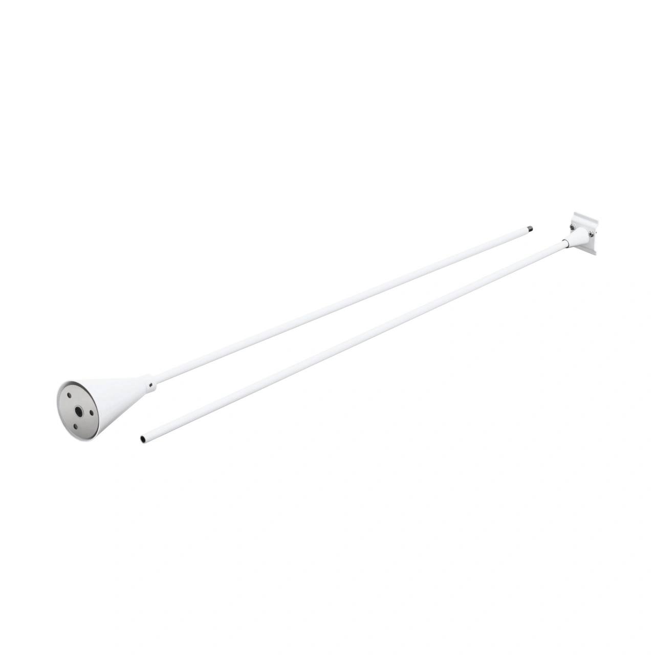 3-phase Pendant suspension metal, height adjustable white