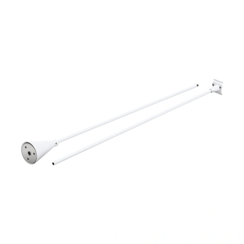 3-phase Pendant suspension metal, height adjustable white