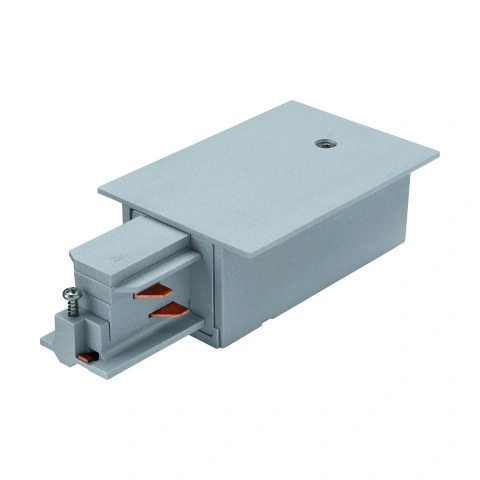 3-phase Feed-in recessed silver, plastic, links