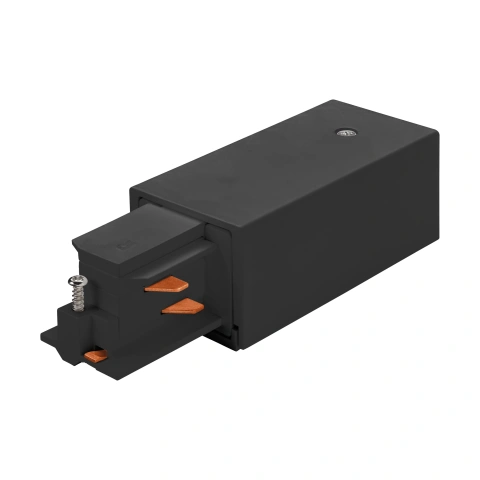 3-phase Feed-in black surface plastic, rechts