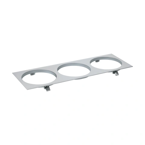 Ferronego Installation frame "111" square / 3-fach silver