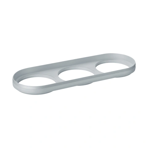 Ferronego Installation frame "111" round / 3-fach silver