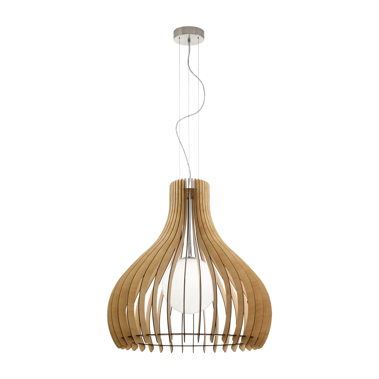 Pendant luminaire "Tindori" Ø1500 60W ahorn IP20