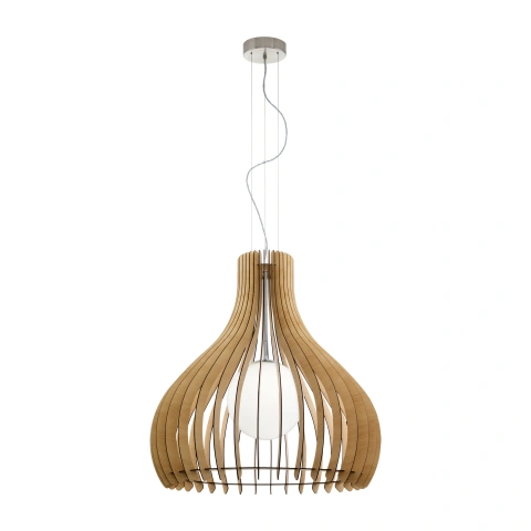 Pendant luminaire "Tindori" Ø1500 60W ahorn IP20