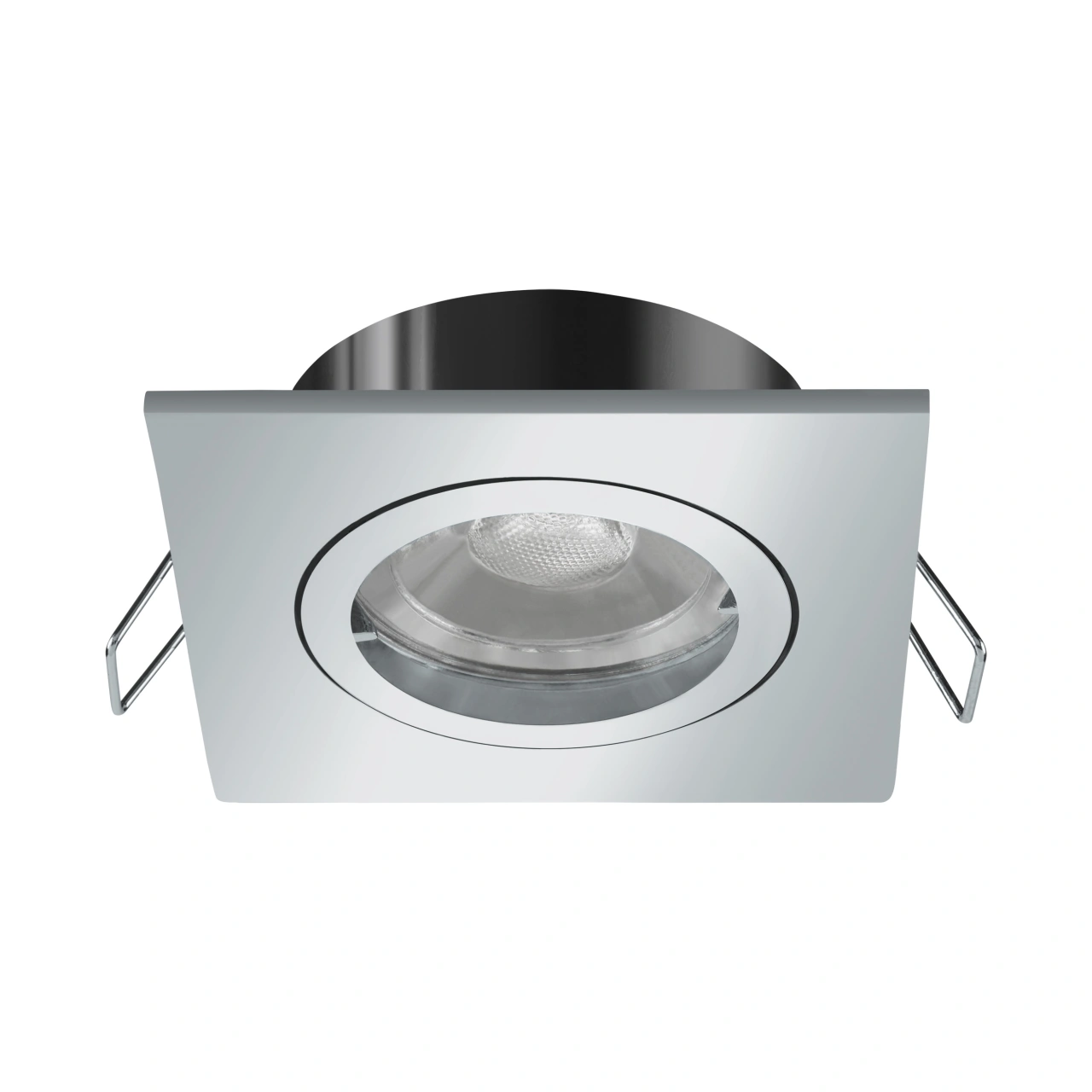 Recessed Spotlight "Tedo Pro" square 50W chrome IP20