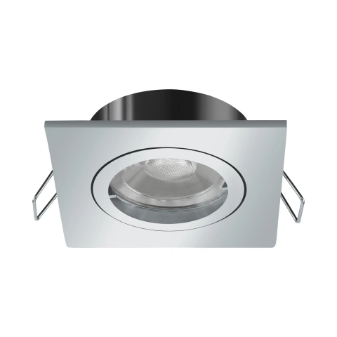 Recessed Spotlight "Tedo Pro" square 50W chrome IP20