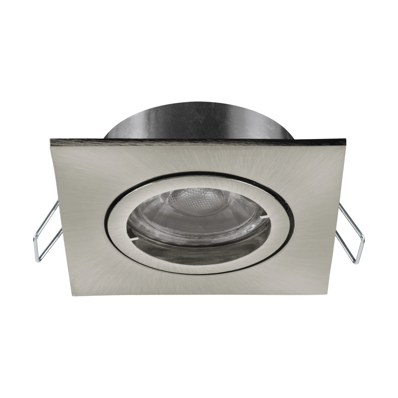 Recessed Spotlight "Tedo Pro" square 50W nickel-matt IP20