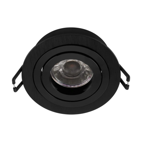 Terni Pro 50W GU10 round black IP20