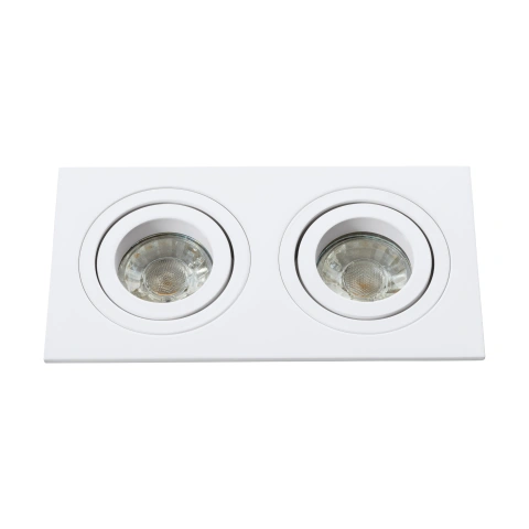 Terni Pro square / 2-fach / swivelling 50W white IP20