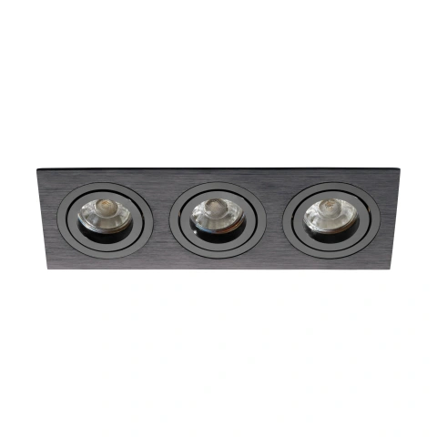 Terni Pro square / 3-fach / swivelling 50W black IP20