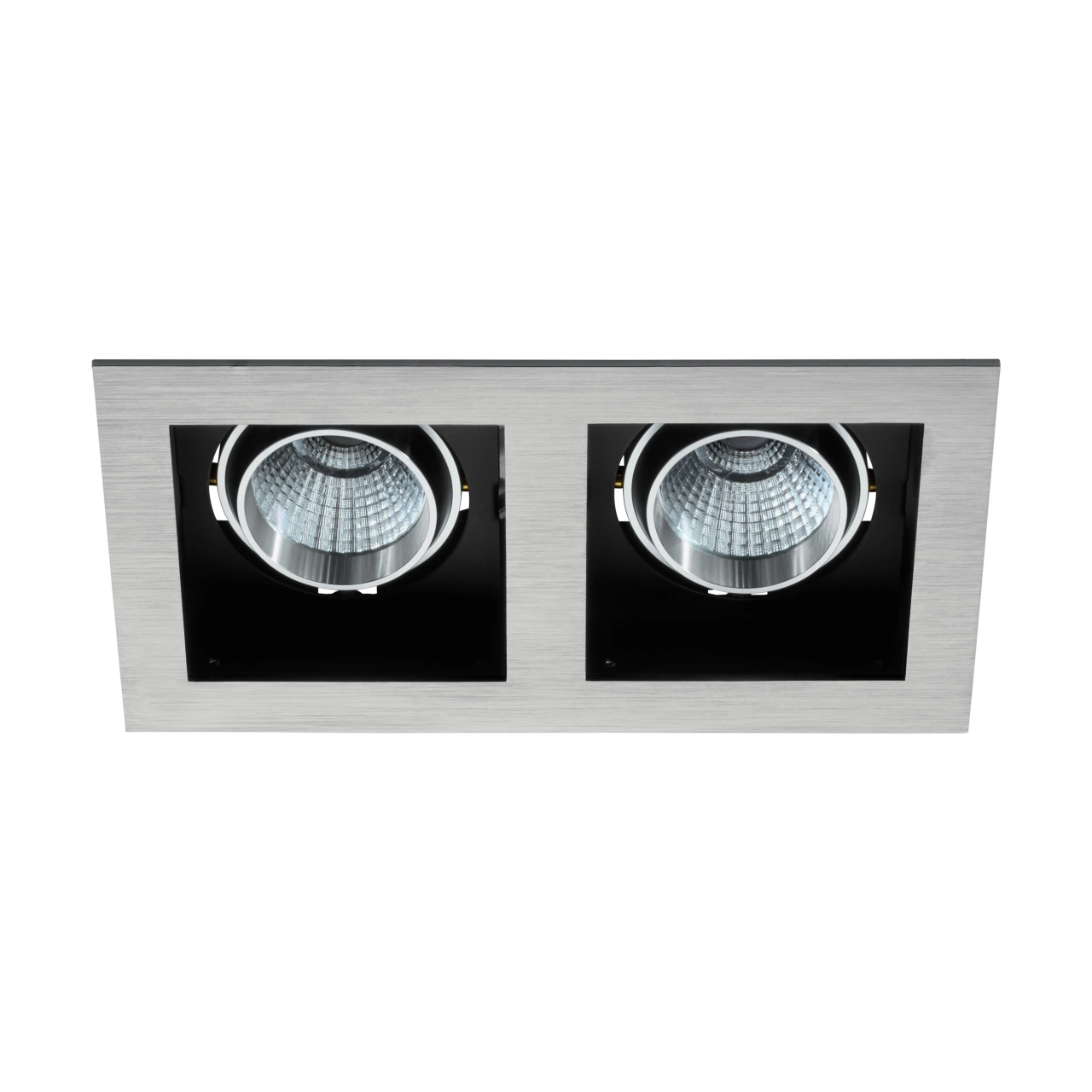 Biscari 2 swivelling 2 x 7W 2700K aluminium brushed IP20