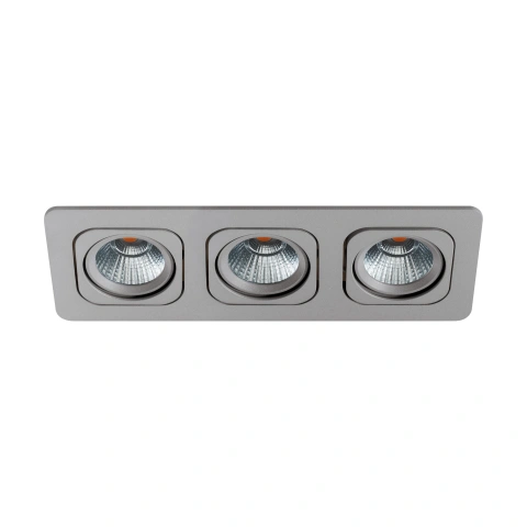 Vascello P3" swivelling 3 x 7W 4000K silver IP20
