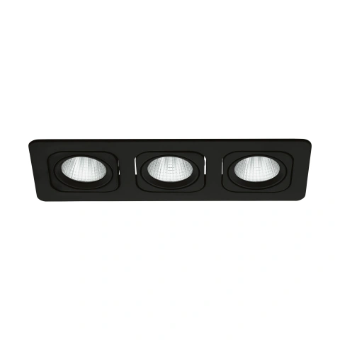 Vascello P3" swivelling 3 x 7W 4000K black IP20