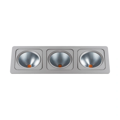 Vascello G3" swivelling 3 x 19W 2700K silver IP20