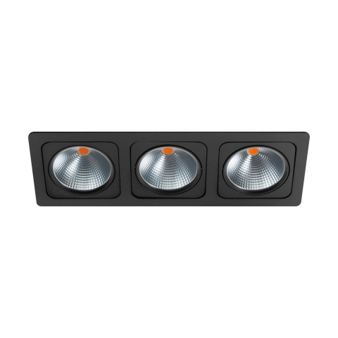 Vascello G3" swivelling 3 x 19W 2700K black IP20