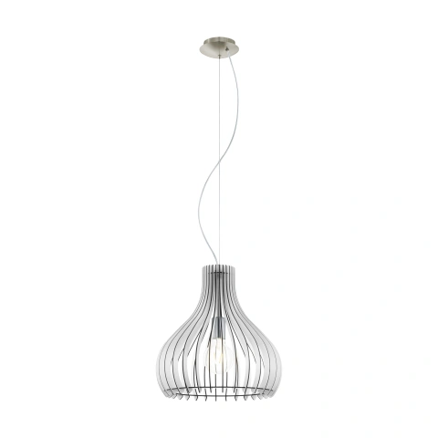 Pendant luminaire "Tindori" Ø380 60W white IP20