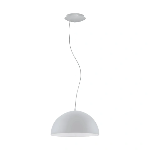 Pendant luminaire "Gaetano" 60W silver IP20