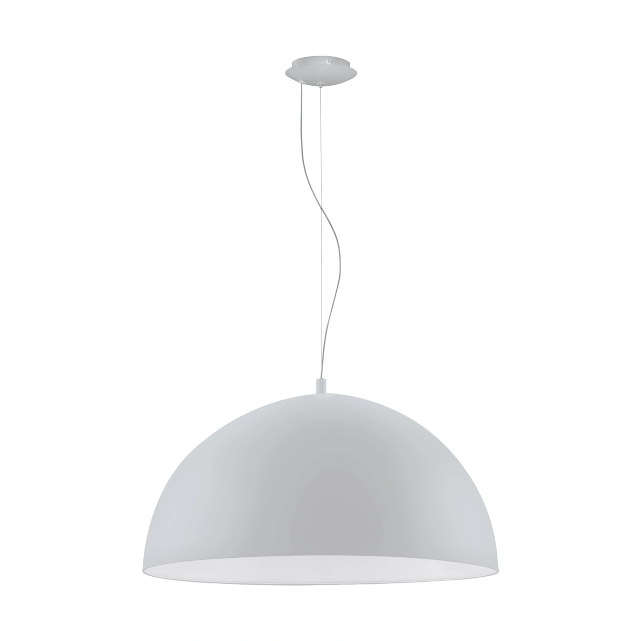 Pendant luminaire "Gaetano" 60W silver IP20