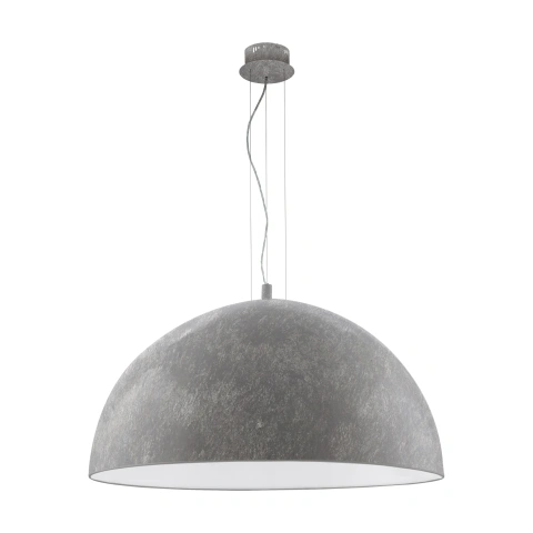 Pendant luminaire "Gaetano" 3 x 60W betongrey IP20