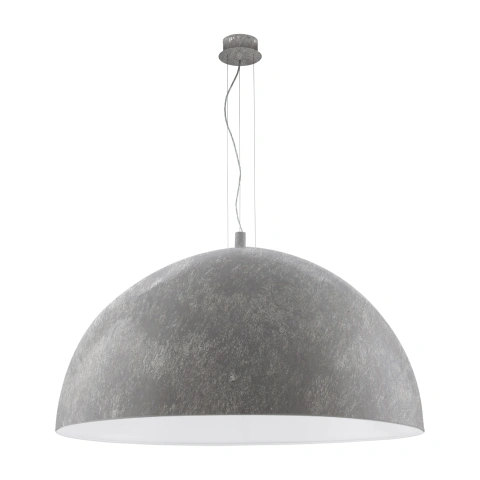 Pendant luminaire "Gaetano" 3 x 60W betongrey IP20