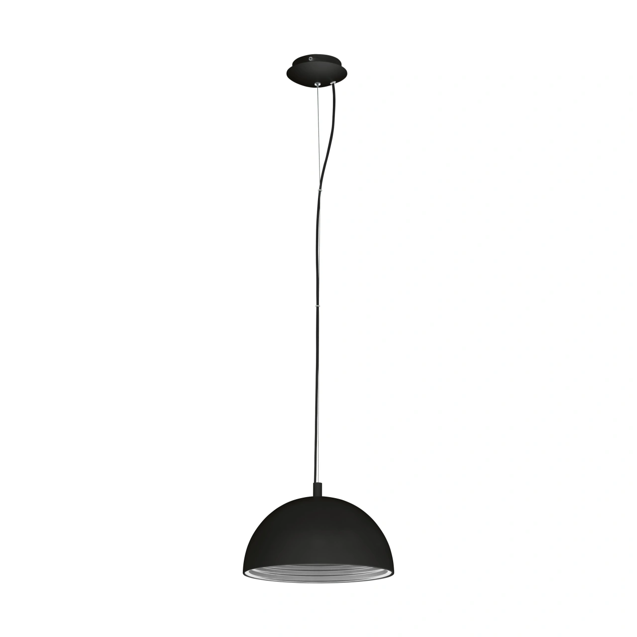 Panderas Pendant luminaire Ø300 60W black/silver IP20