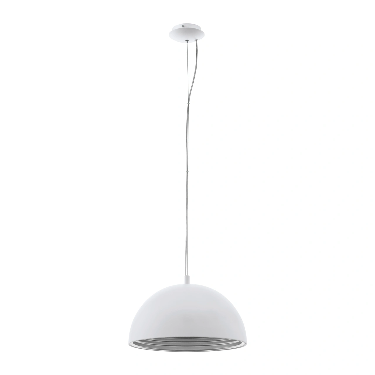Panderas Pendant luminaire Ø400 60W white/silver IP20
