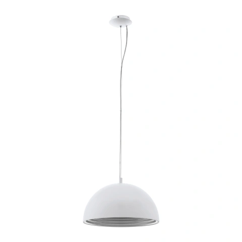 Panderas Pendant luminaire Ø400 60W white/silver IP20