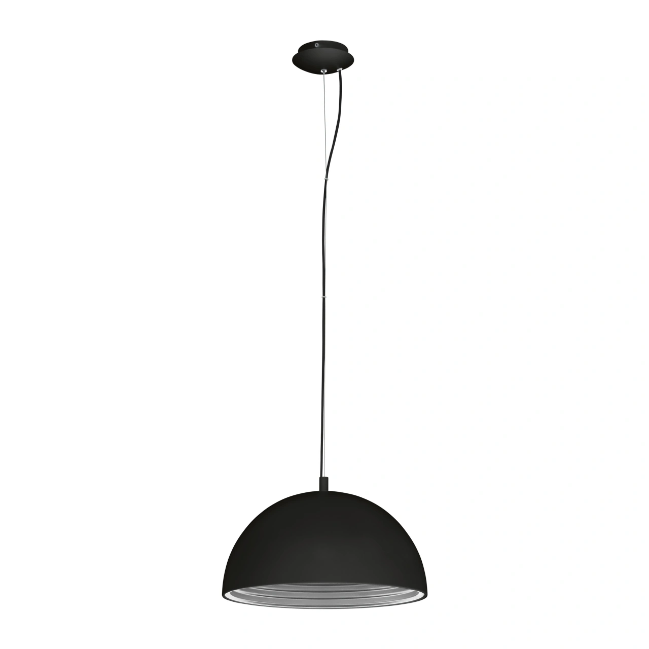 Panderas Pendant luminaire Ø400 60W black/silver IP20