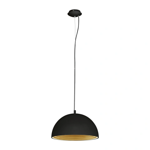 Panderas Pendant luminaire Ø400 60W black/gold IP20
