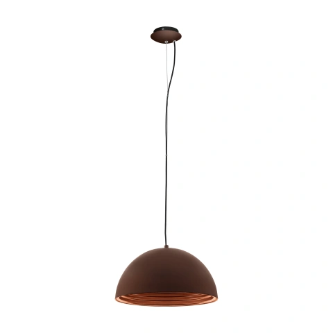 Panderas Pendant luminaire Ø400 60W schokobr./copperIP20