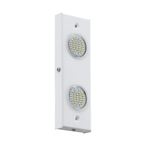 Wall luminaire Pasteri Pro 2 x 2,5W white glossy IP20
