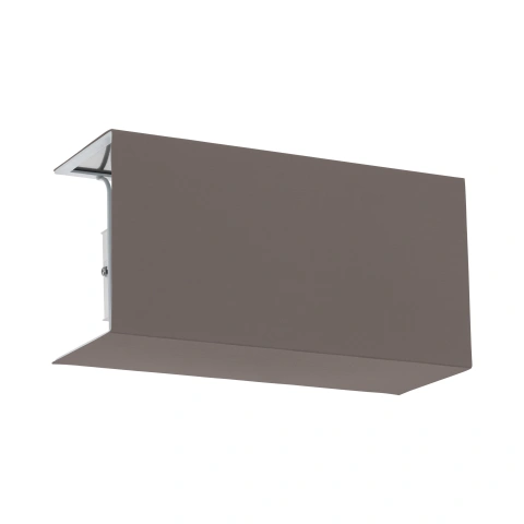 Shade square zu Wall luminaire Pasteri Pro anthracite-brown