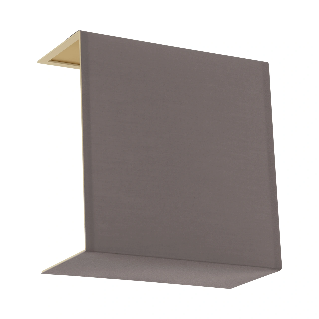 Shade square zu Wall luminaire Pasteri Pro cappuccino/gold