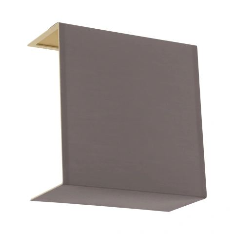 Shade square zu Wall luminaire Pasteri Pro cappuccino/gold