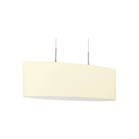 Pendant luminaire "Pasteri Pro" / Shade 2x 60W creme