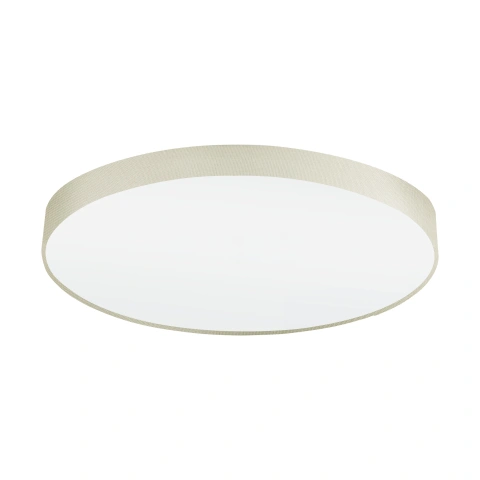 Ceiling luminaire "Pasteri Pro" 7 x 60W linen natural IP20