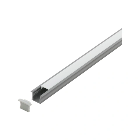 LED-Stripe Profile recessed with opal cover